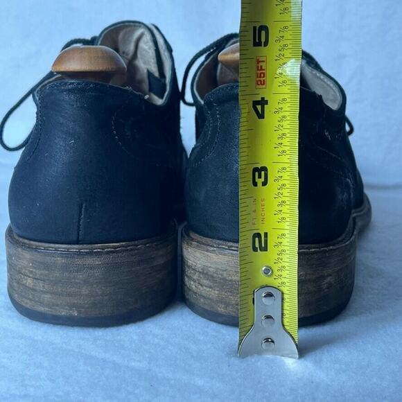 John Fluevog Shoes Men's Size 10 Grant Derby Leather Dress Casual CapToe Lined - Picture 9 of 13